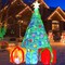 GOOSH 7 FT Christmas Inflatables Tree 3 Present Boxes with Built-in LEDs
